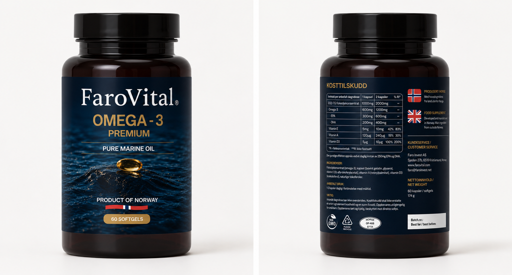 Omega 3 Premium produce in Norway