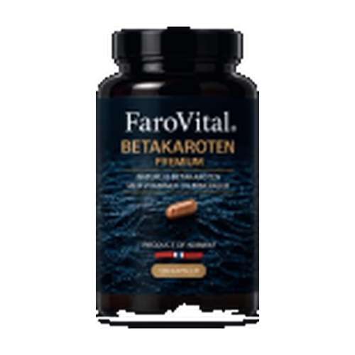 FaroVital Betakaroten Premium 20 mg 120 kapsler – forside