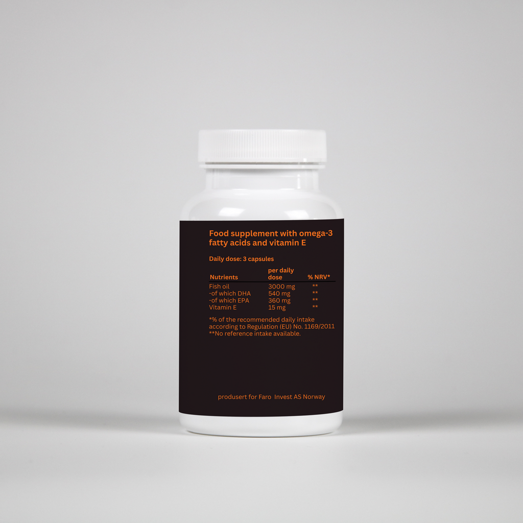FaroVital Premium Omega-3 + Vitamin E –