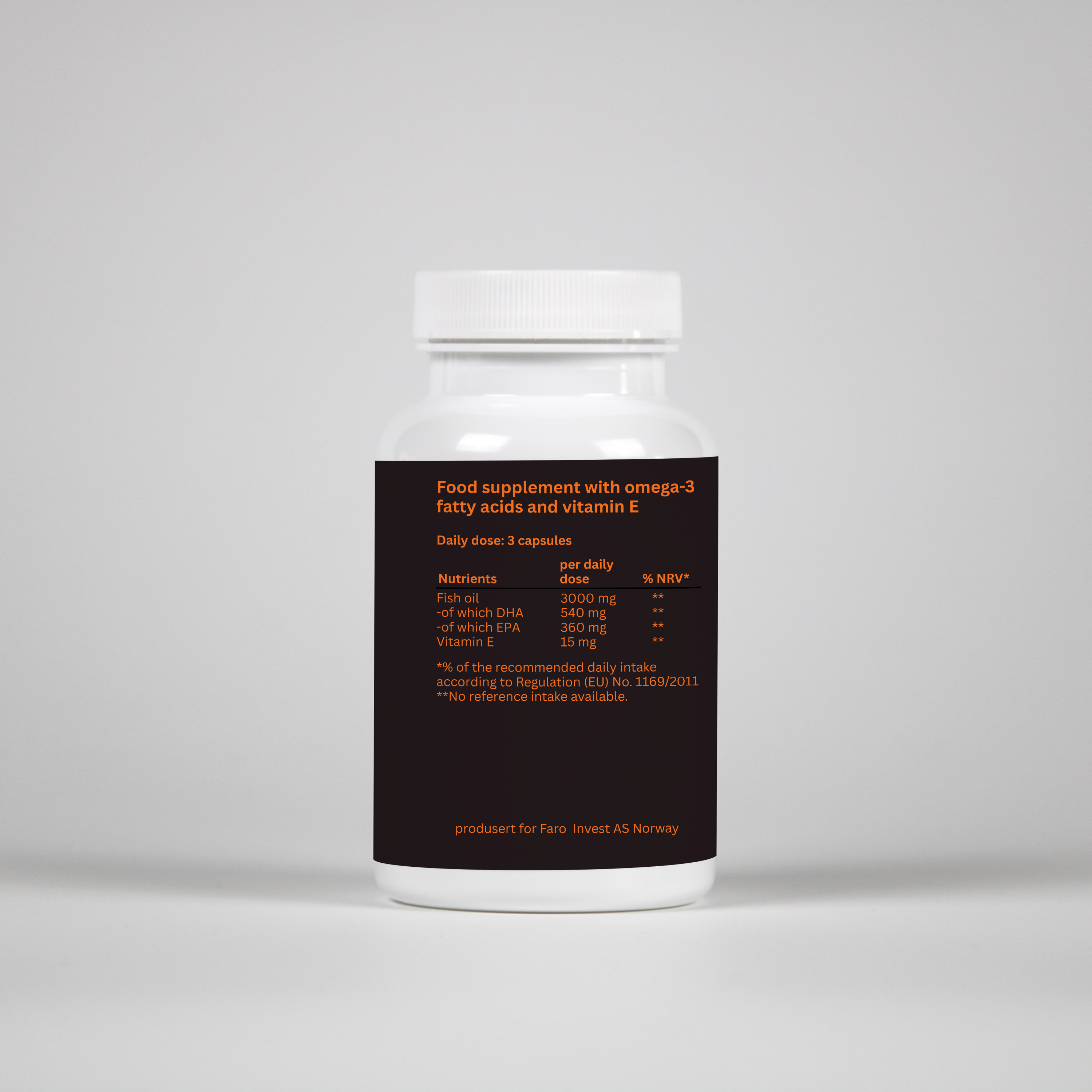 FaroVital Premium Omega-3 + Vitamin E –