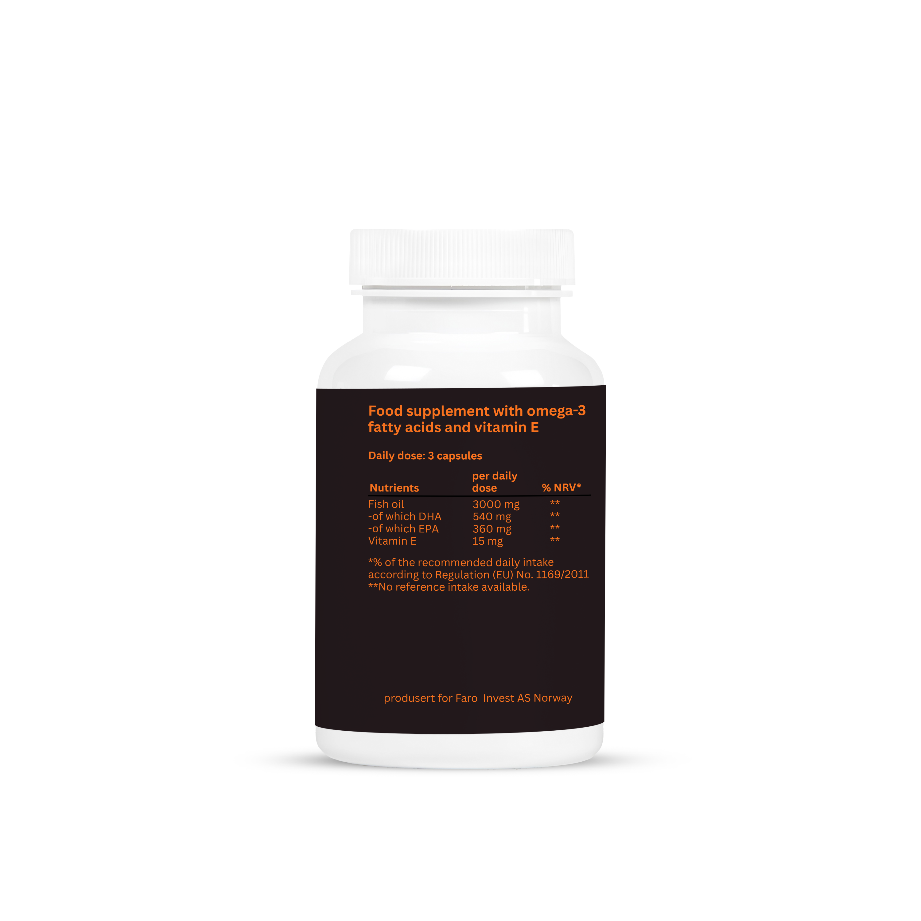 FaroVital Premium Omega-3 + Vitamin E –