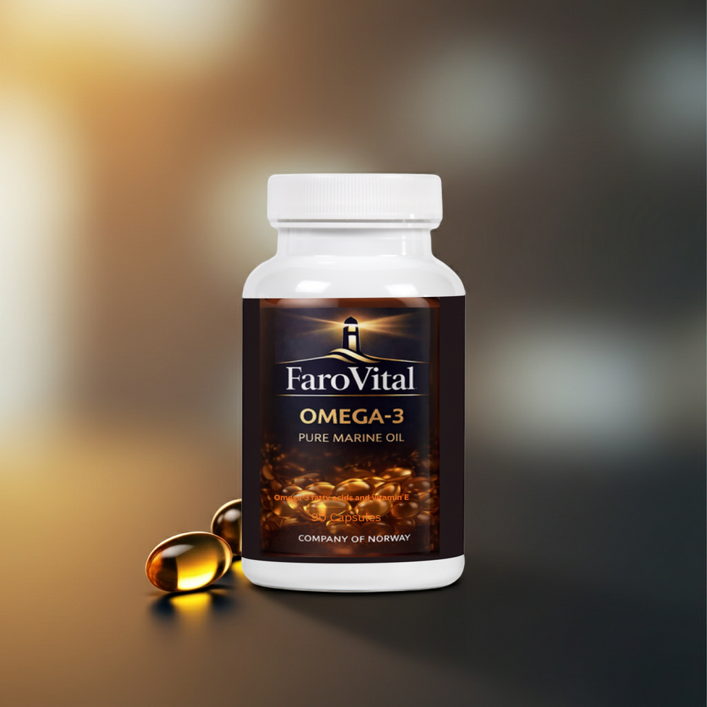 FaroVital Premium Omega-3 + Vitamin E –